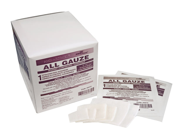 All Gauze 12-ply Sponges - Sterile