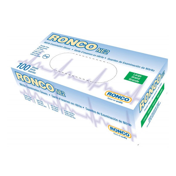 RONCO NE2 Nitrile Powder-Free Exam Gloves