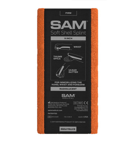 Soft Shell Sam Splint - 9"