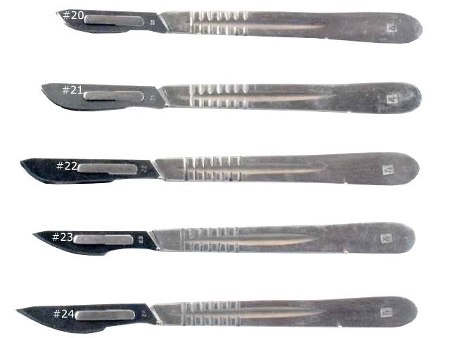 Diamond shop blade scalpel
