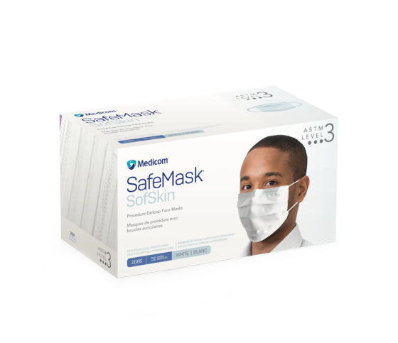 Medicom® SafeMask® SofSkin® Earloop Mask - ASTM Level 3