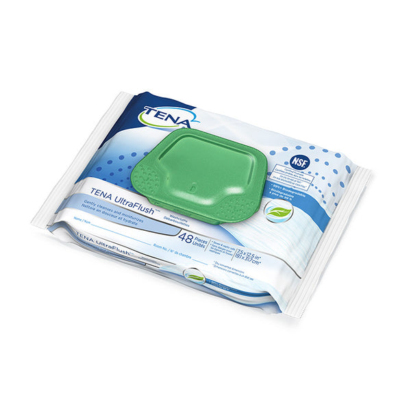 Tena® UltraFlush™ Washcloth - 48's