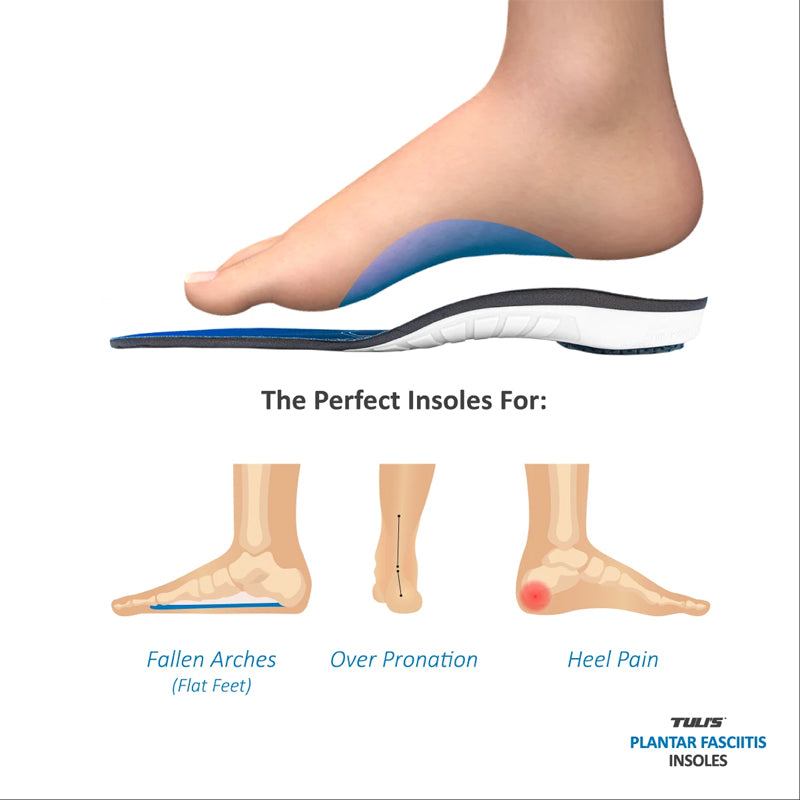 Tuli's® Plantar Fasciitis Insoles - Main Image