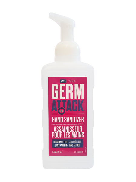 X3 Germ Attack Alcohol Free Hand Sanitizer - 1L